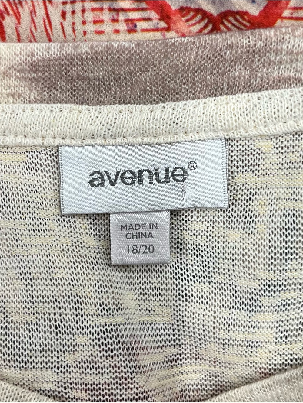 Avenue knit top size 18/20 - Picture 6 of 9